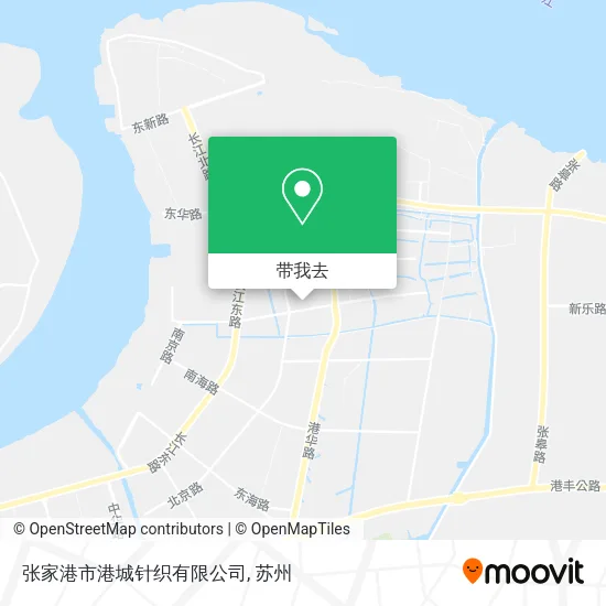张家港市港城针织有限公司地图