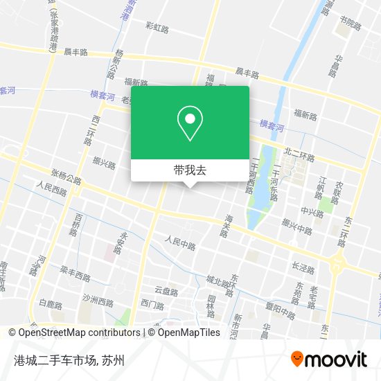 港城二手车市场地图