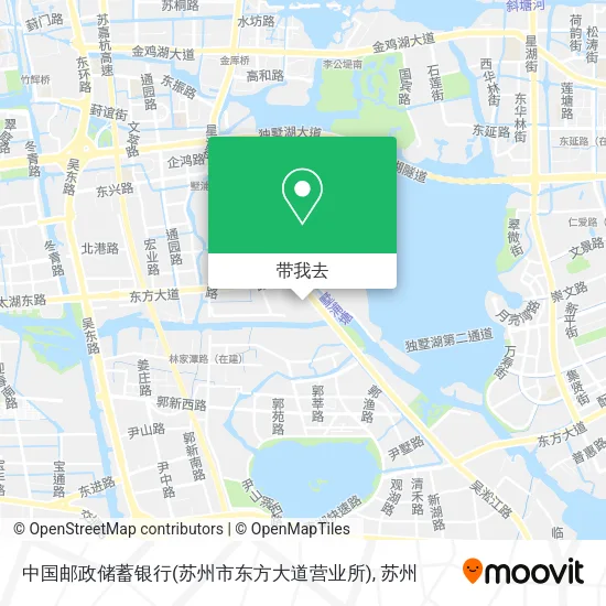 中国邮政储蓄银行(苏州市东方大道营业所)地图