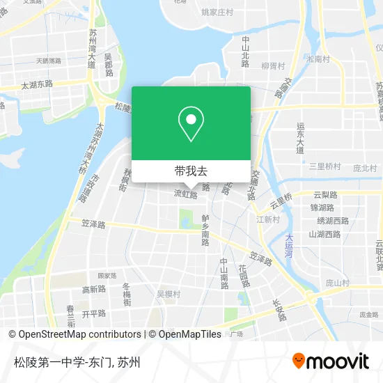 松陵第一中学-东门地图