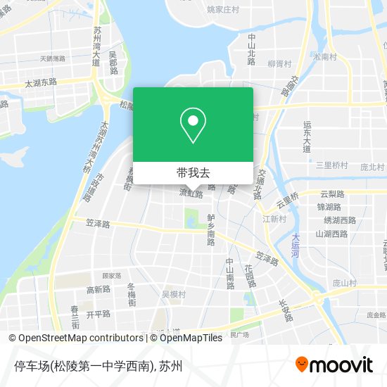 停车场(松陵第一中学西南)地图