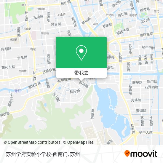苏州学府实验小学校-西南门地图