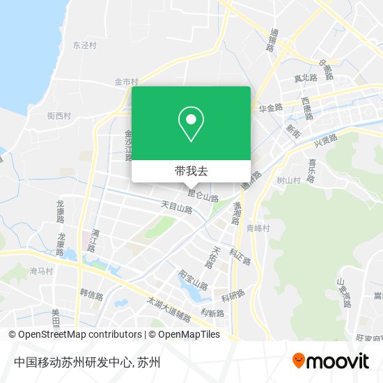 中国移动苏州研发中心地图
