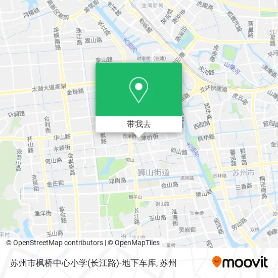 苏州市枫桥中心小学(长江路)-地下车库地图