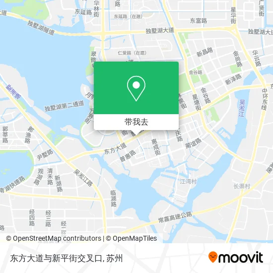 东方大道与新平街交叉口地图