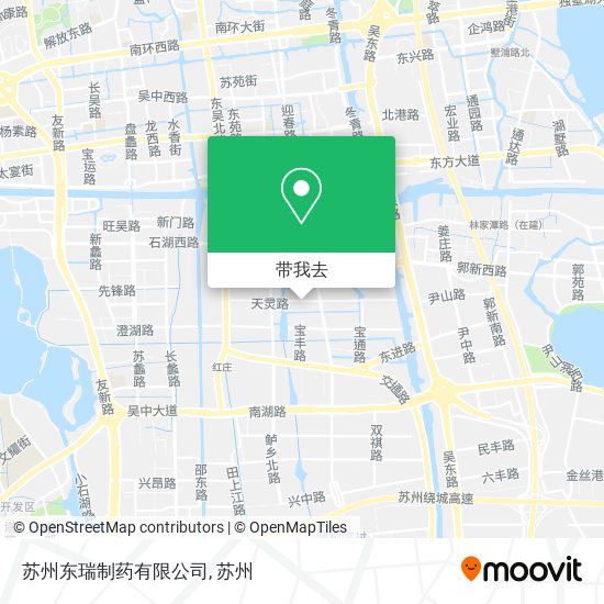 苏州东瑞制药有限公司地图