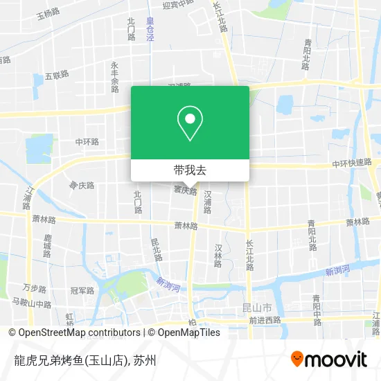 龍虎兄弟烤鱼(玉山店)地图