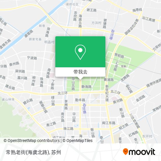 常熟老街(海虞北路)地图