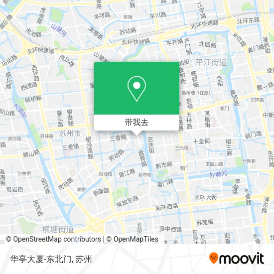 华亭大厦-东北门地图