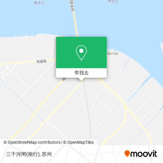 三干河闸(南行)地图