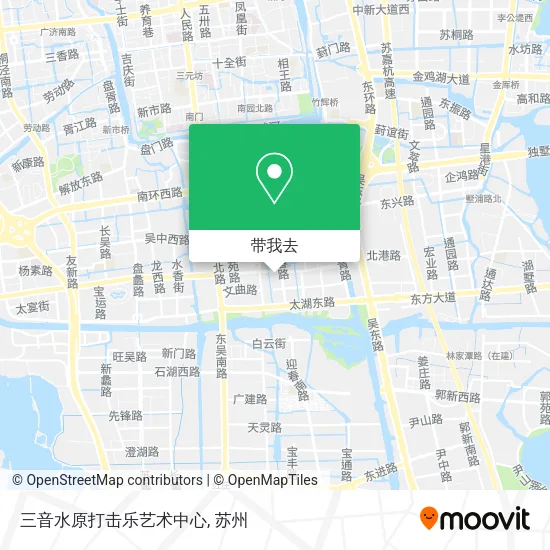 三音水原打击乐艺术中心地图