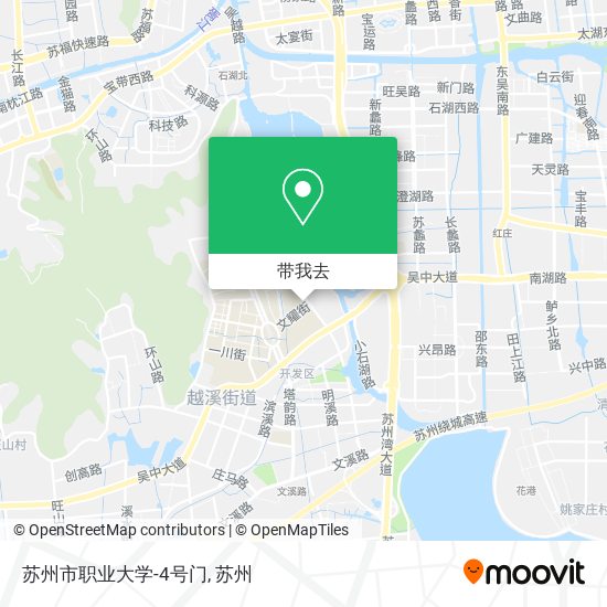 苏州市职业大学-4号门地图