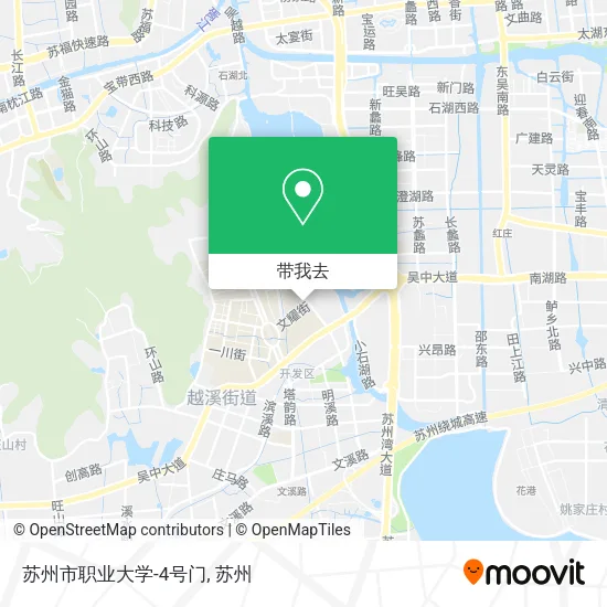 苏州市职业大学-4号门地图