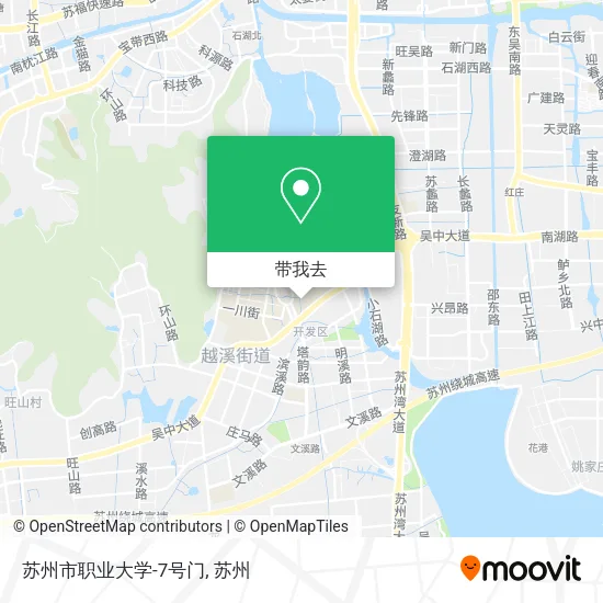 苏州市职业大学-7号门地图