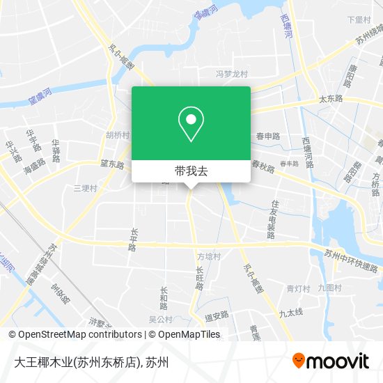 大王椰木业(苏州东桥店)地图