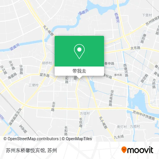 苏州东桥馨悦宾馆地图