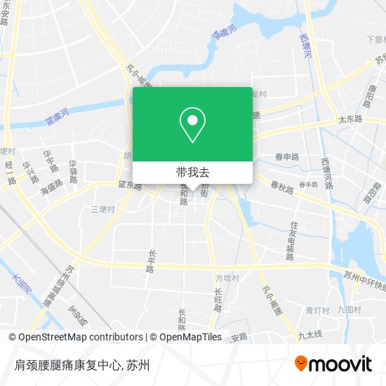 肩颈腰腿痛康复中心地图