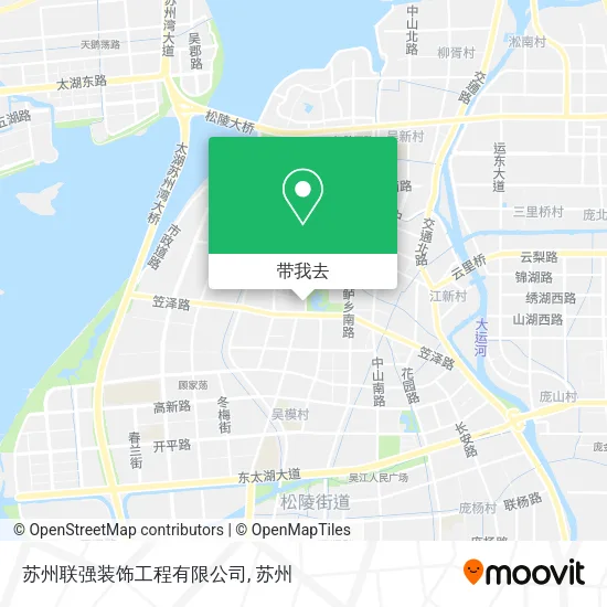 苏州联强装饰工程有限公司地图