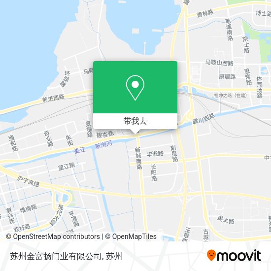 苏州金富扬门业有限公司地图