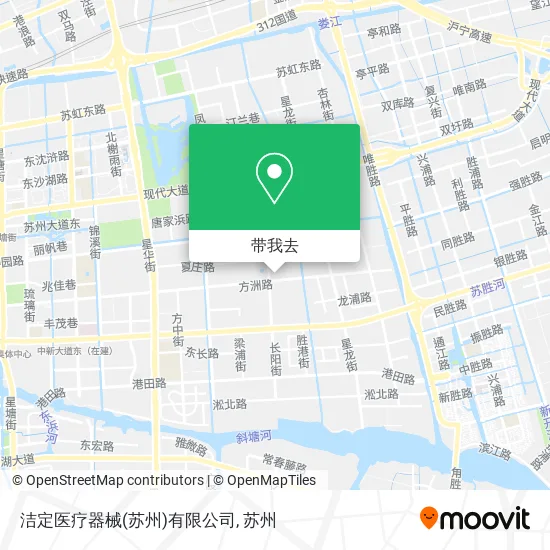 洁定医疗器械(苏州)有限公司地图