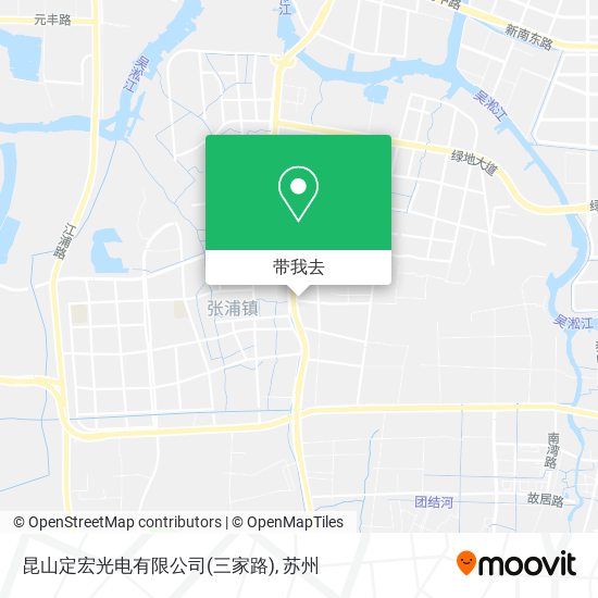 昆山定宏光电有限公司(三家路)地图