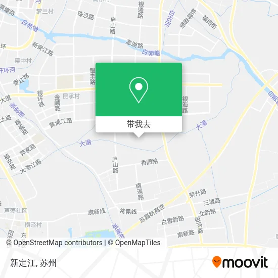 新定江地图