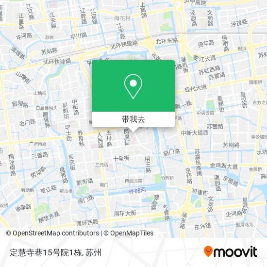 定慧寺巷15号院1栋地图