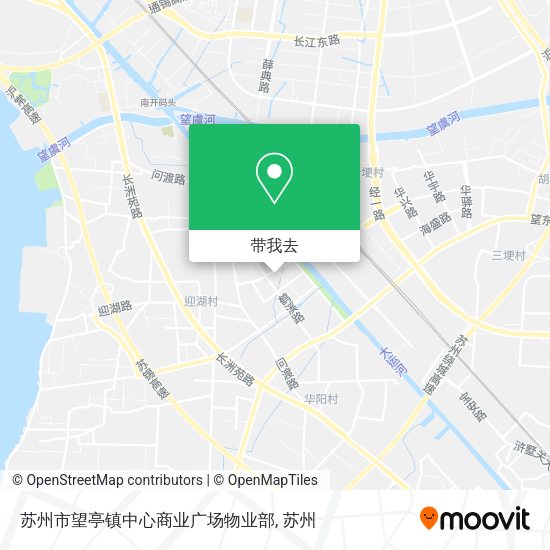 苏州市望亭镇中心商业广场物业部地图