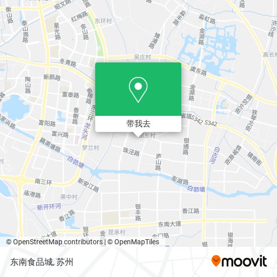 东南食品城地图