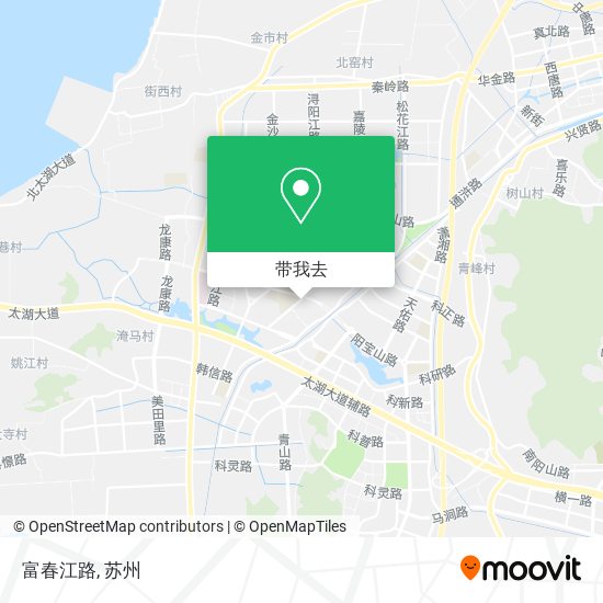 富春江路地图