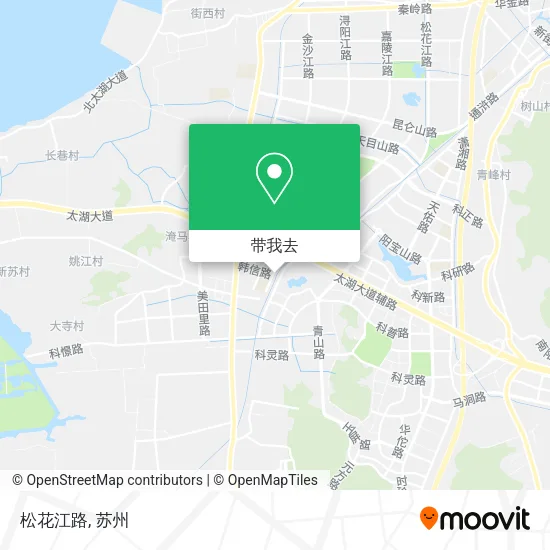松花江路地图
