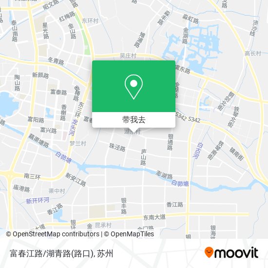 富春江路/湖青路(路口)地图