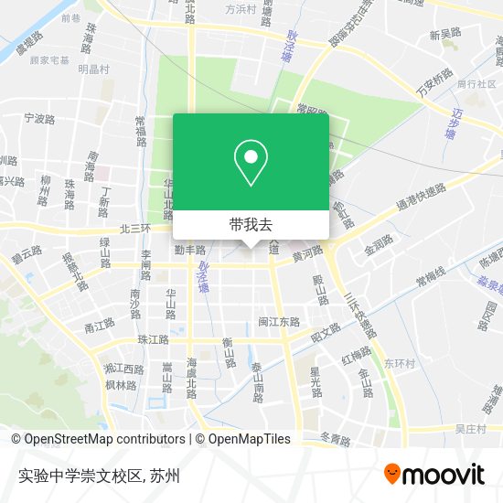 实验中学崇文校区地图