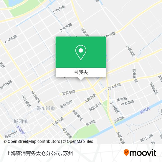 上海森浦劳务太仓分公司地图