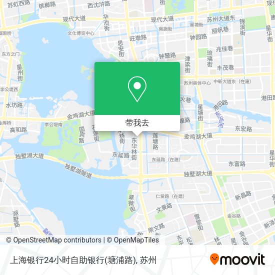 上海银行24小时自助银行(塘浦路)地图