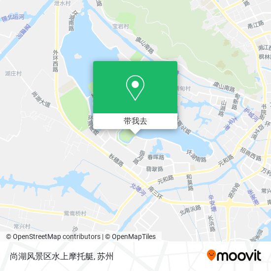 尚湖风景区水上摩托艇地图