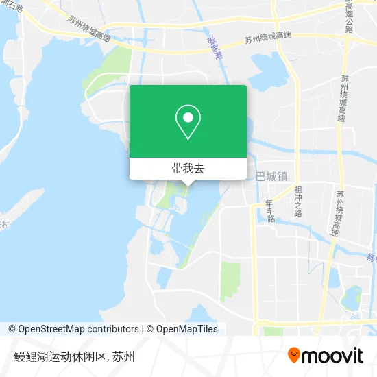 鳗鲤湖运动休闲区地图