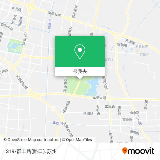 S19/群丰路(路口)地图