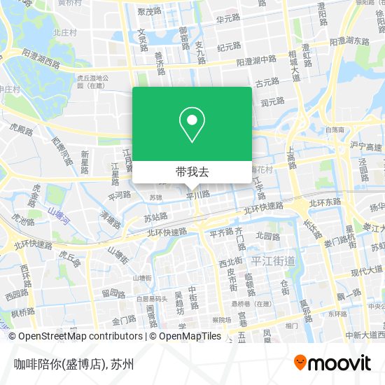 咖啡陪你(盛博店)地图