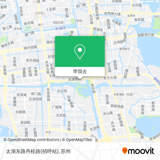 太湖东路丹桂路(招呼站)地图