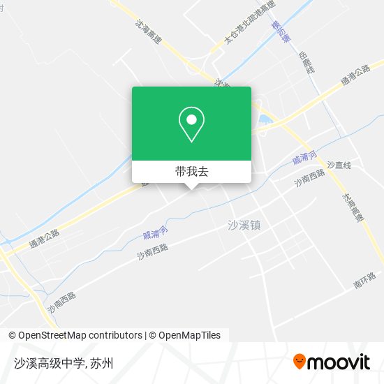 沙溪高级中学地图