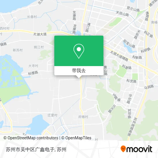 苏州市吴中区广鑫电子地图