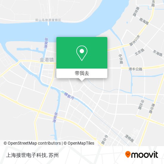 上海接世电子科技地图