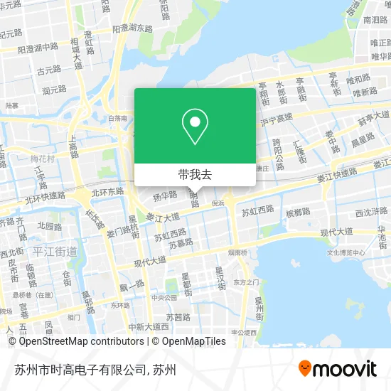 苏州市时高电子有限公司地图
