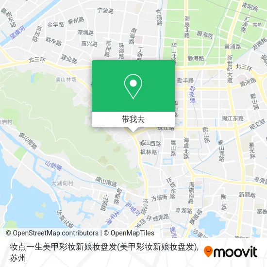 妆点一生美甲彩妆新娘妆盘发地图