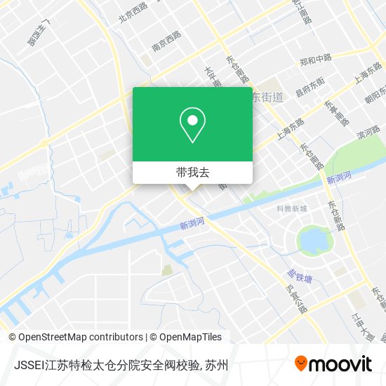 JSSEI江苏特检太仓分院安全阀校验地图