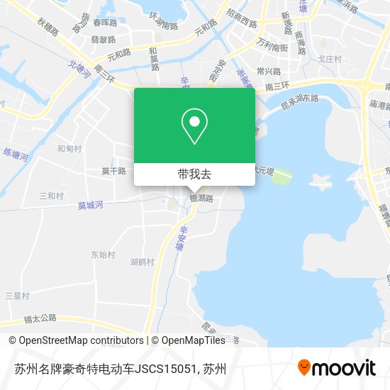 苏州名牌豪奇特电动车JSCS15051地图