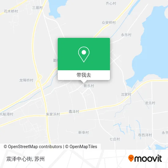 震泽中心街地图