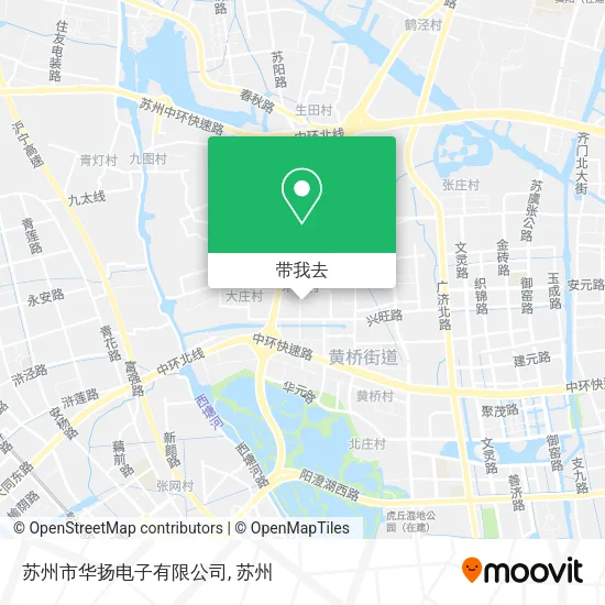 苏州市华扬电子有限公司地图