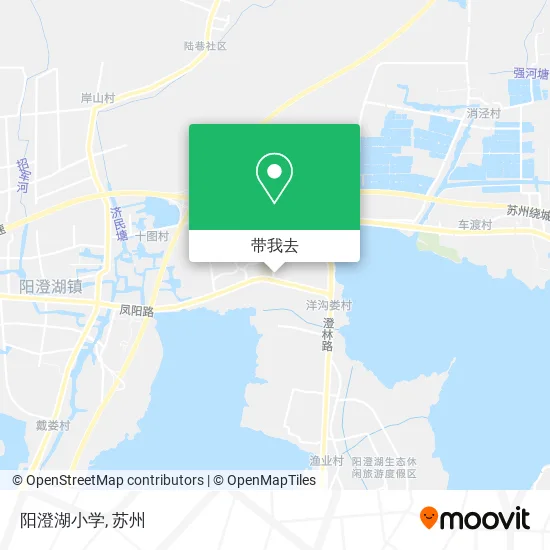 阳澄湖小学地图